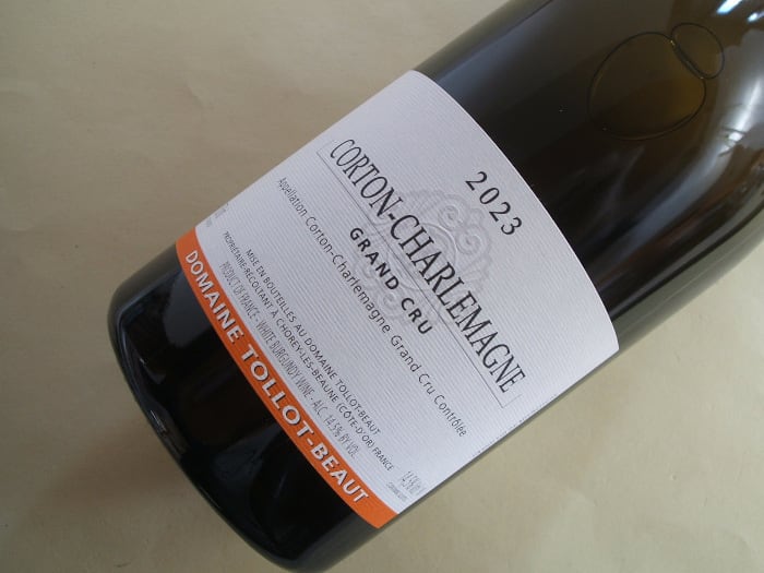 特級 コルトン・シャルルマーニュ 2023年 トロ・ボー