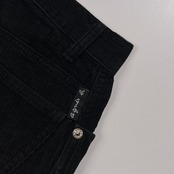 フランス製 90s agnes b. アニエスベー コーデュロイ パンツ ボトムス ボタンフライ サイズ 36 /ブラック/レディース/ビンテージ