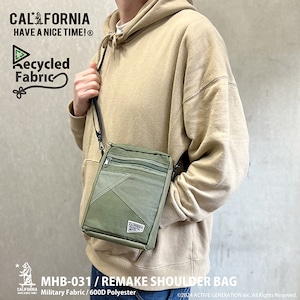 CALIFORNIA HAVE A NICE TIME! / カリフォルニアハブアナイスタイム REMAKE SHULDER BAG リメイクショルダーバッグ MILITARY ミリタリー ベアー レディース メンズ ブランド