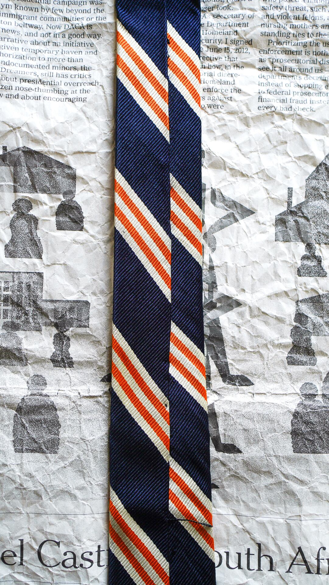 1960s】BROOKS BROTHERS ブルックスブラザーズ レップタイ 《黒タグ