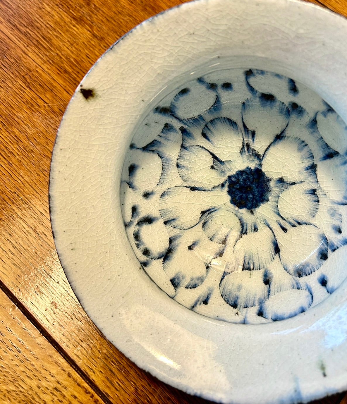 深皿 青 花模様｜Deep Plate, Blue, Floral Pattern | うつわ 雑貨