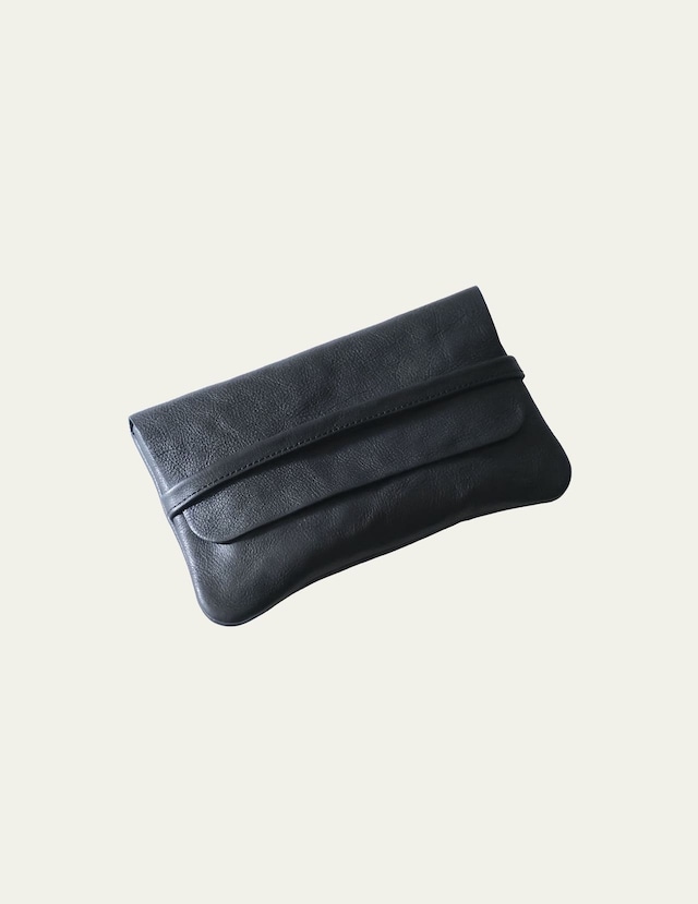 FUJITO Leather Pouch　Black
