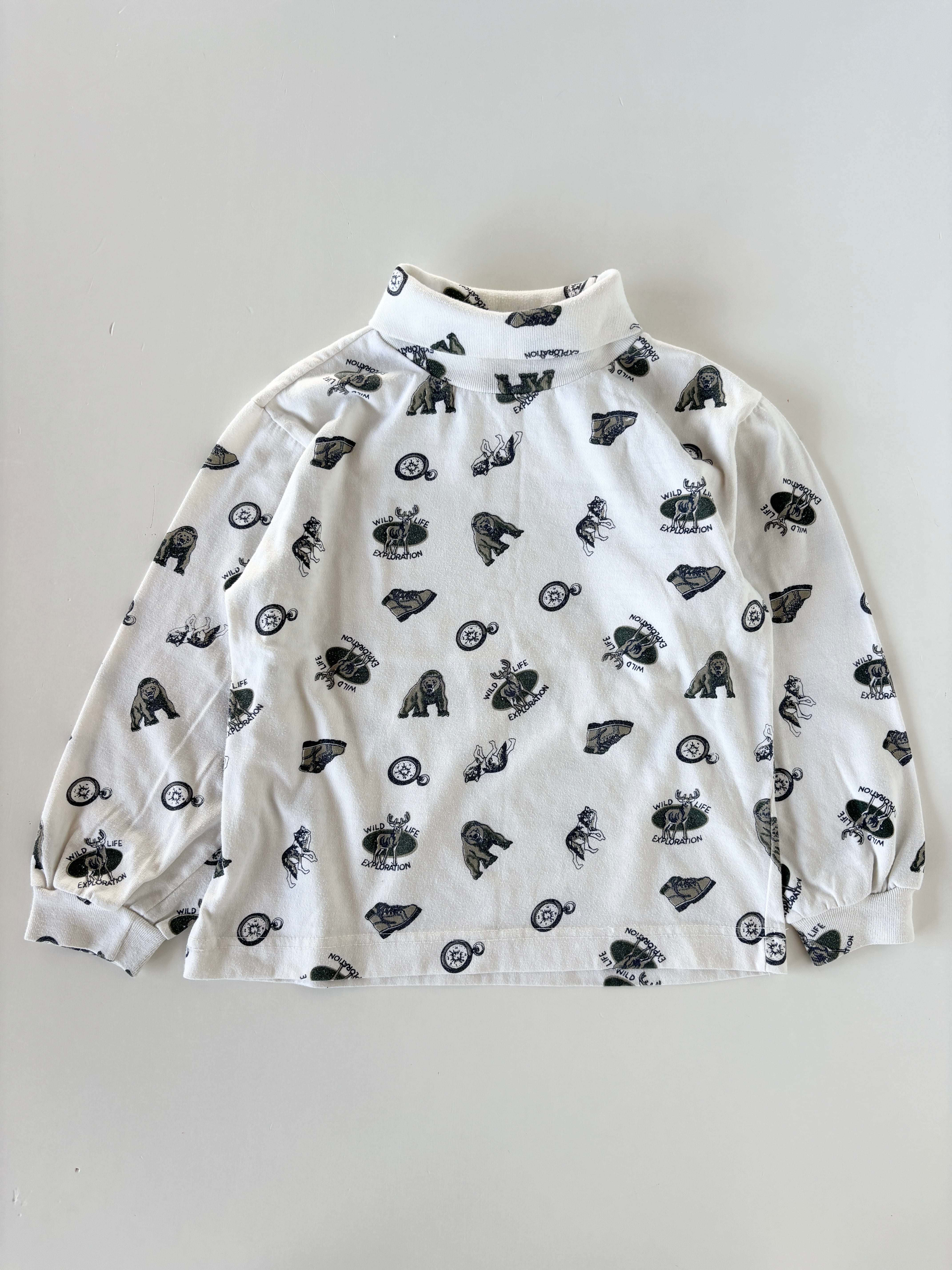 【5-6T相当・vintage】WILD LIFE ハイネック