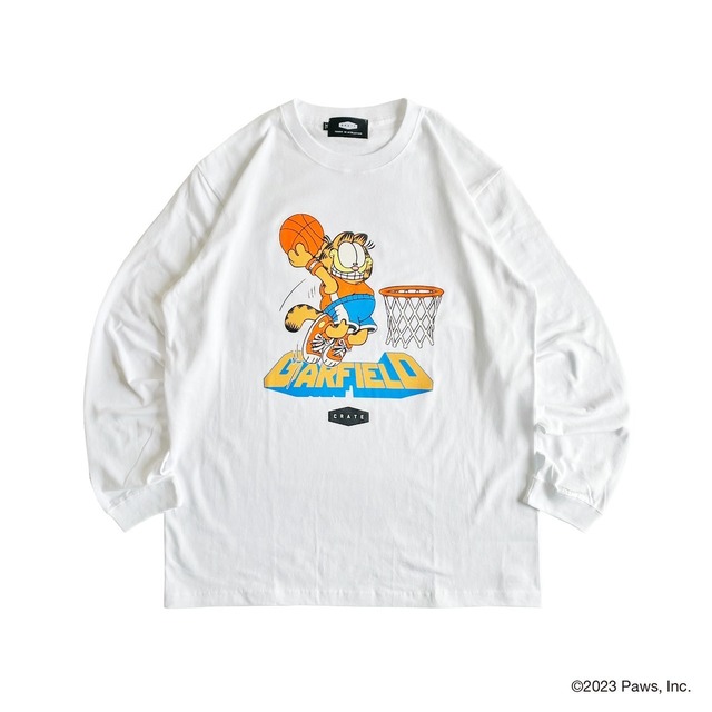 GARFIELD×CRATE DUNK L/S T -SHIRT GRAY