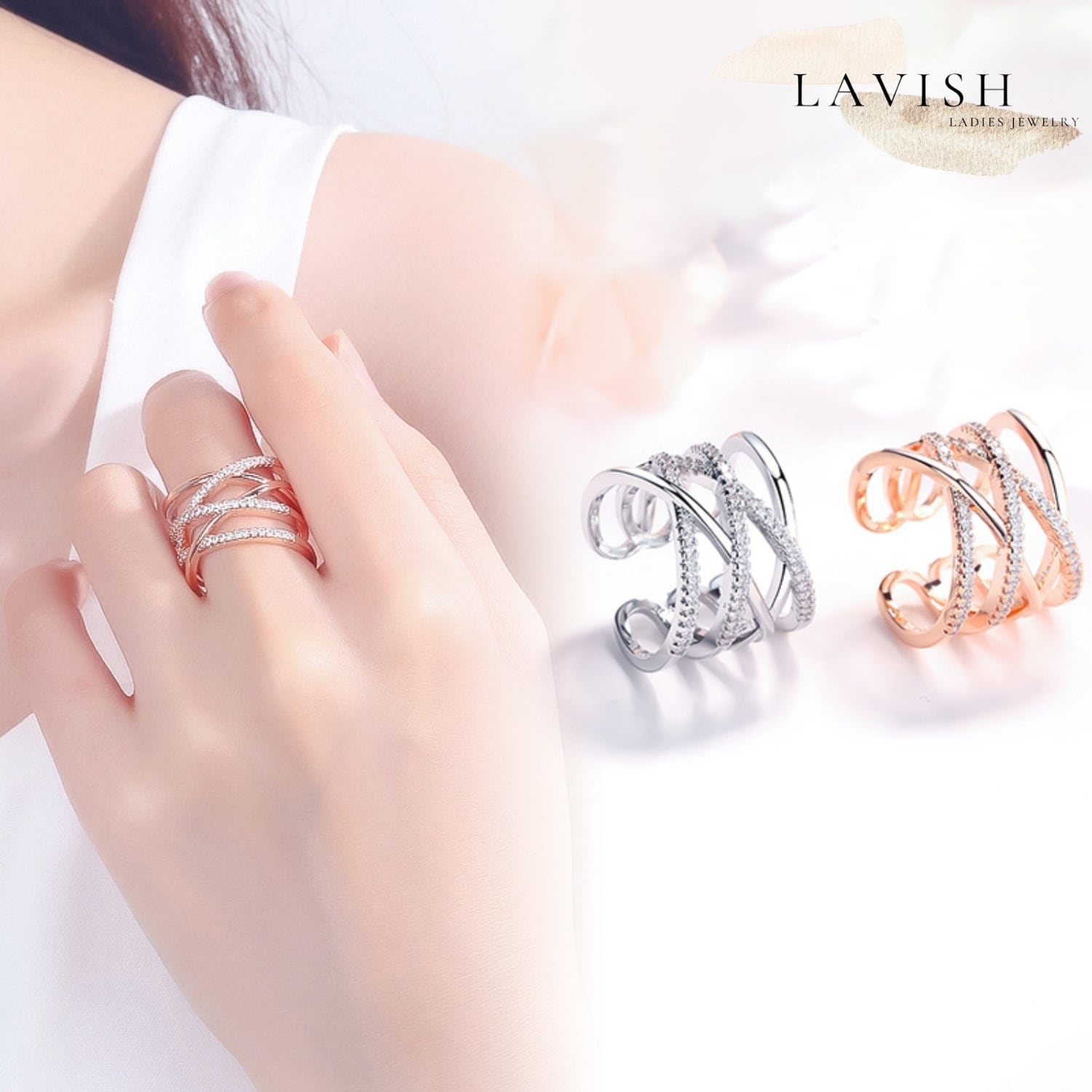 ワイドフレーム リング レディース 指輪 ring