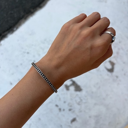 TOPANGA Jewelry Stud Line Bangle　スタッズラインバングル　ブレスレット　シルバーバングル　　バングル　　Bangle 　S925