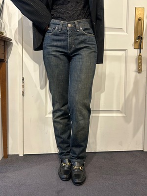 GUCCI / vintage embroidery  pocket denim pants