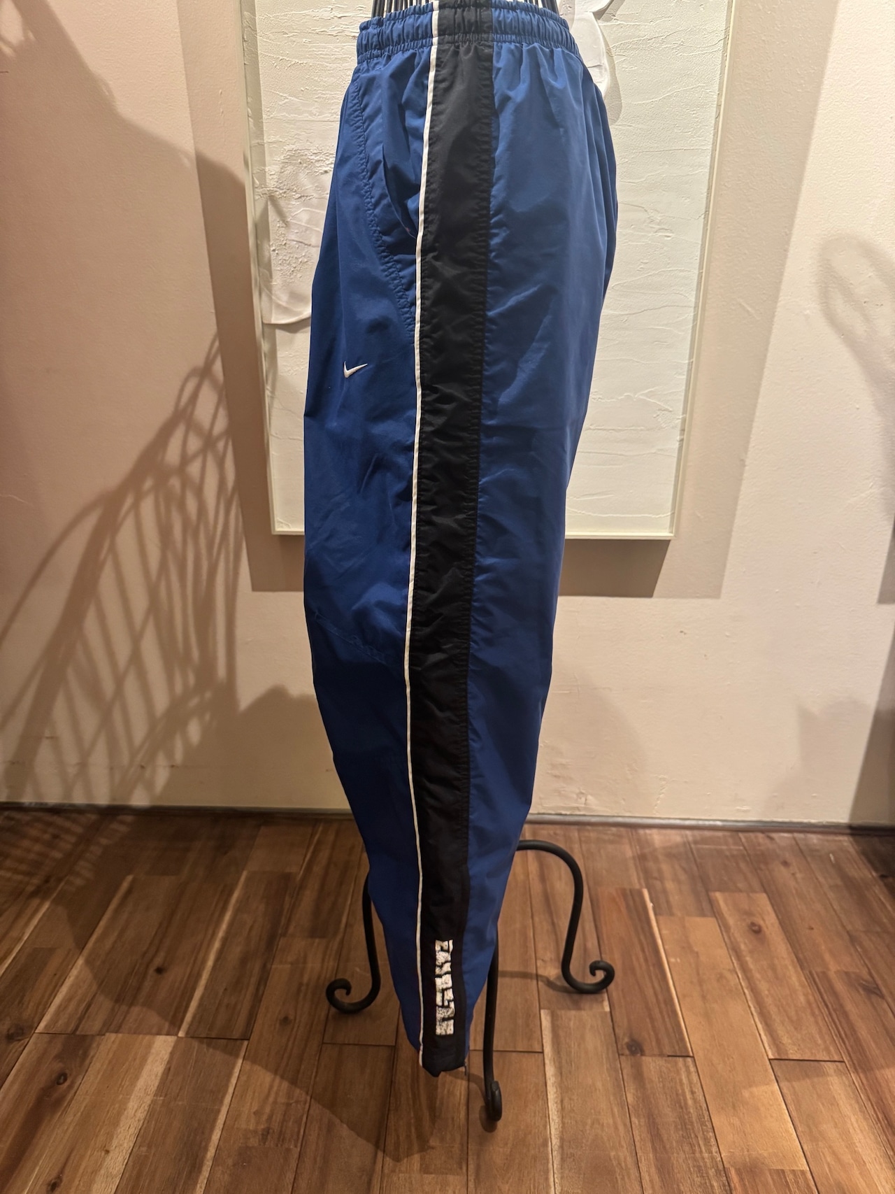 90's-00's NIKE ブルー トラックパンツ