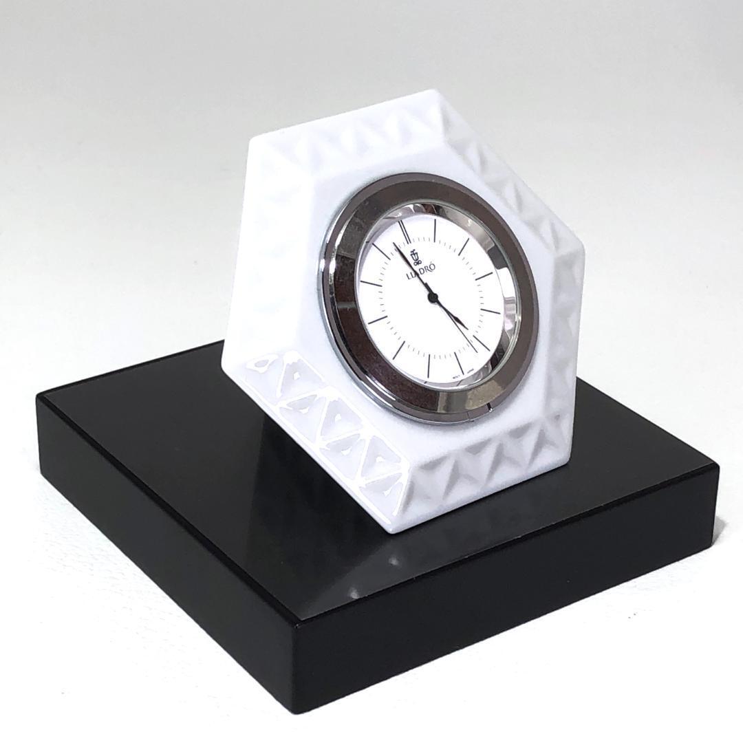 【美品・台座付】リヤドロ／白磁 ダイヤモンド型 SKU:01009288 置時計 m76875693557_1.jpg?1730535363