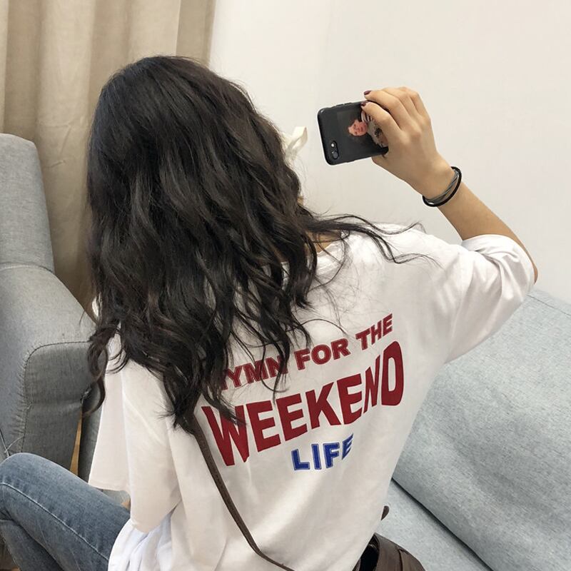 サマールーズホワイトTシャツ トップス コットン 夏物 試着室70404322145