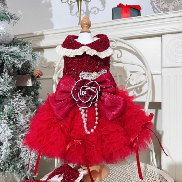 クリスマスローズドレス 00635