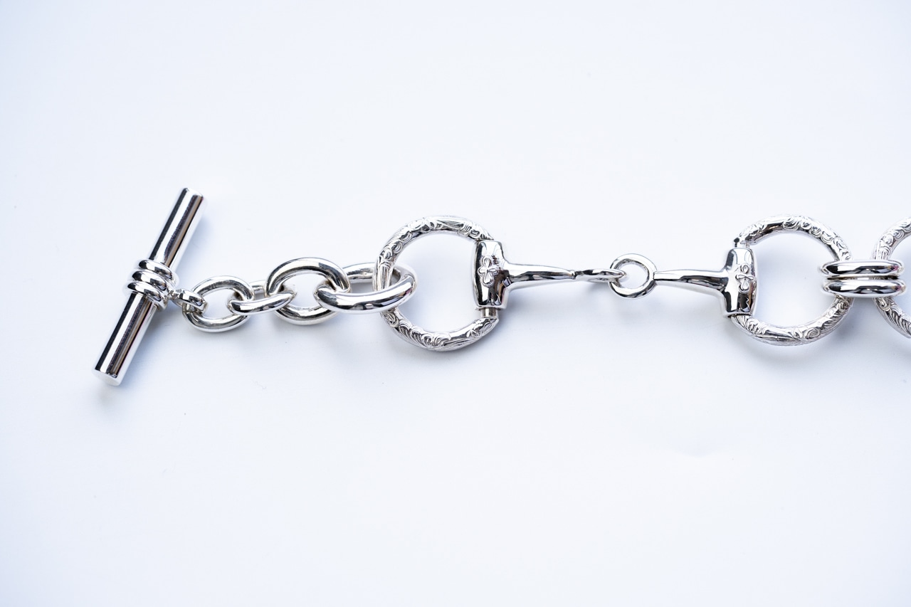 BN-080 Horse bit bracelet double