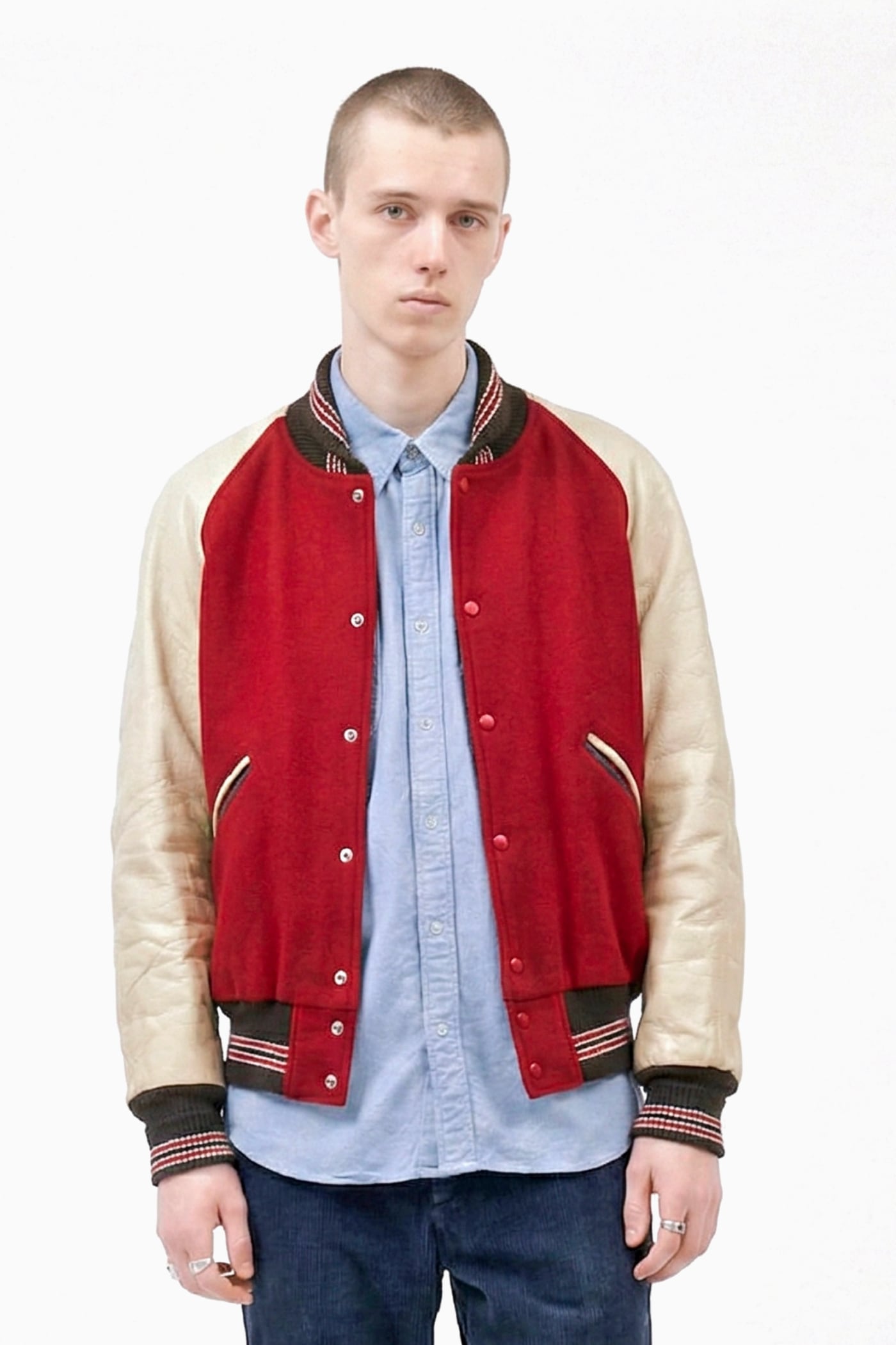 【名作70s-80s USA製】VINTAGE BUTWIN STADIUM JACKET