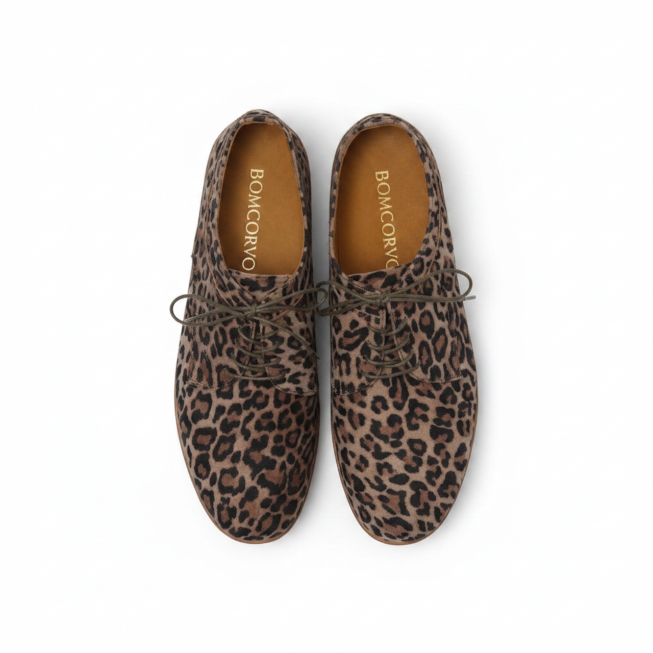 LAYERED BLUCHER (LEOPARD)