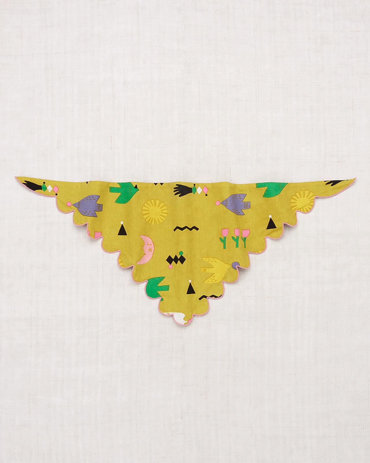 〈 Misha & Puff 24SS 〉 Scallop Scarf - Pistachio Daleyden Fete