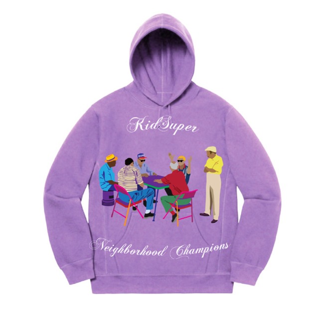 【KIDSUPER STUDIOS】NEIGHBORHOOD HOODIE(PURPLE)