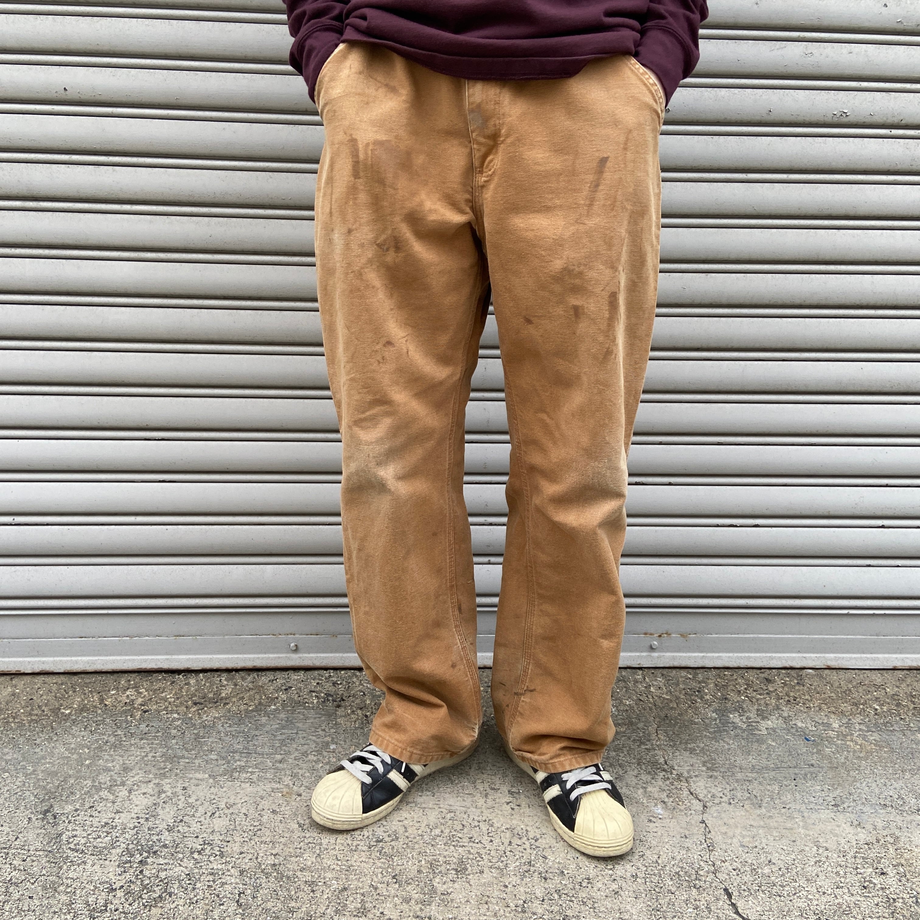 Carhartt B11ダックペインターパンツ ボロリアルワーク W34L30 | 古着
