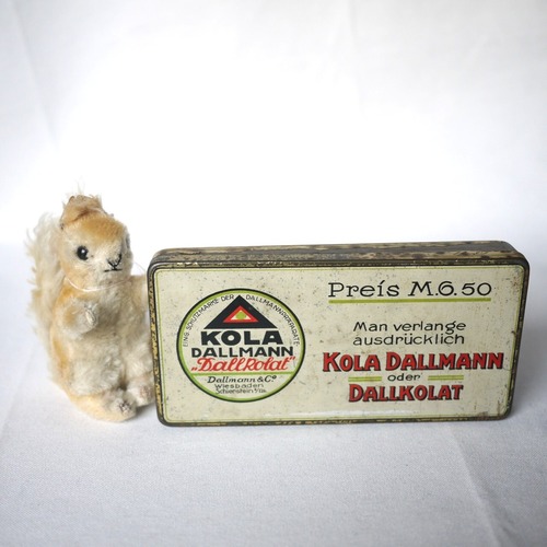 ダルコラートアンティークブリキ缶　Kola Dallmann　コレクタブル　ドイツ