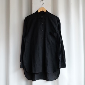 COMOLI COTTON PULLOVER SHIRT