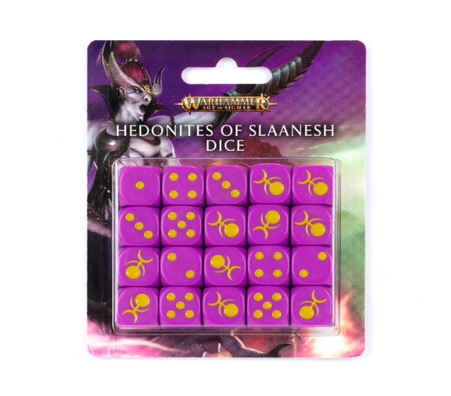 ヘドナイト・オヴ・スラーネッシュ・ダイス HEDONITES OF SLAANESH DICE