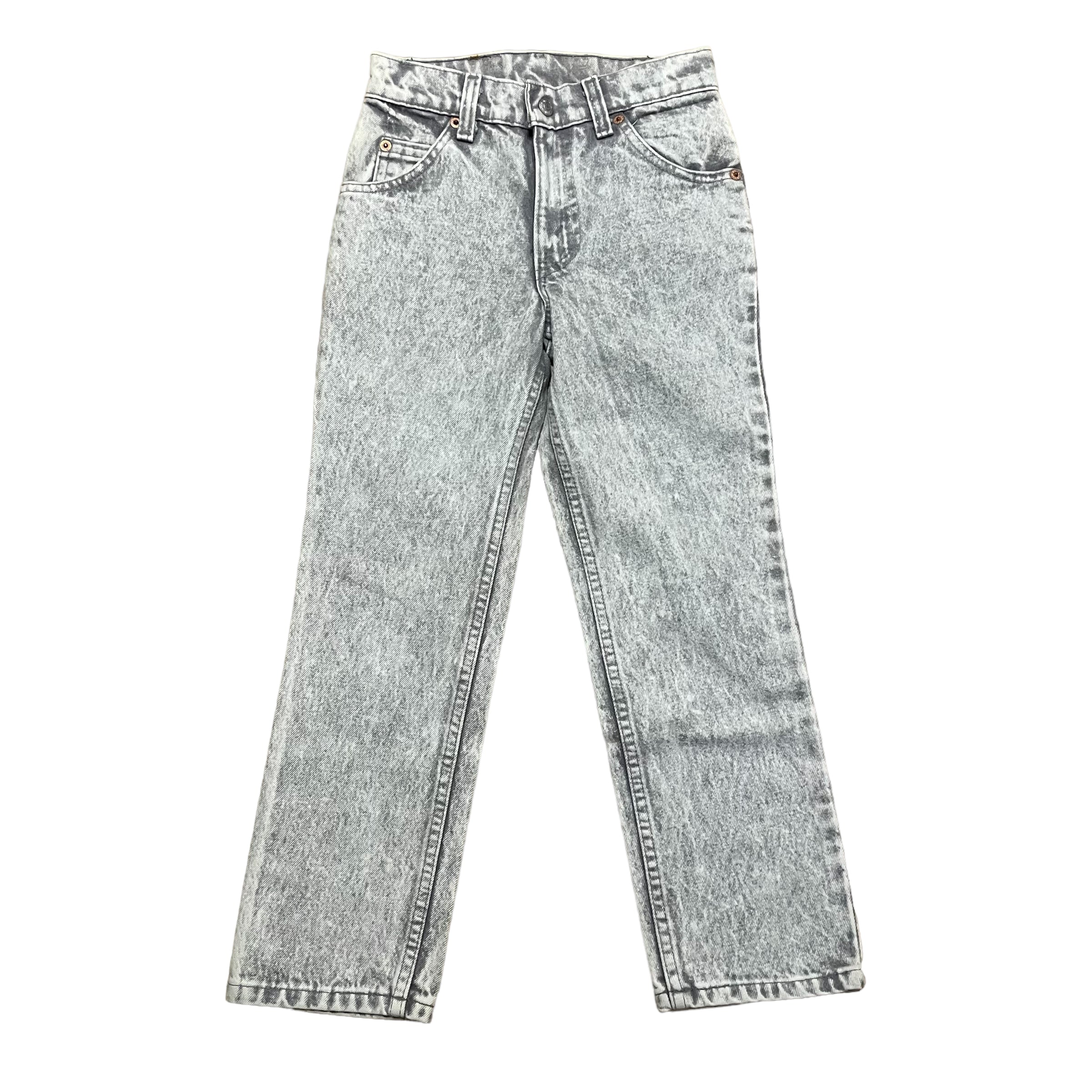Dead stock 80's Levi's 305 chemical wash gray made in USA【W24 L22】kids0023