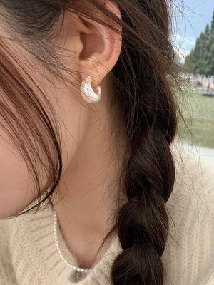 【即納商品】silky pearl pierce