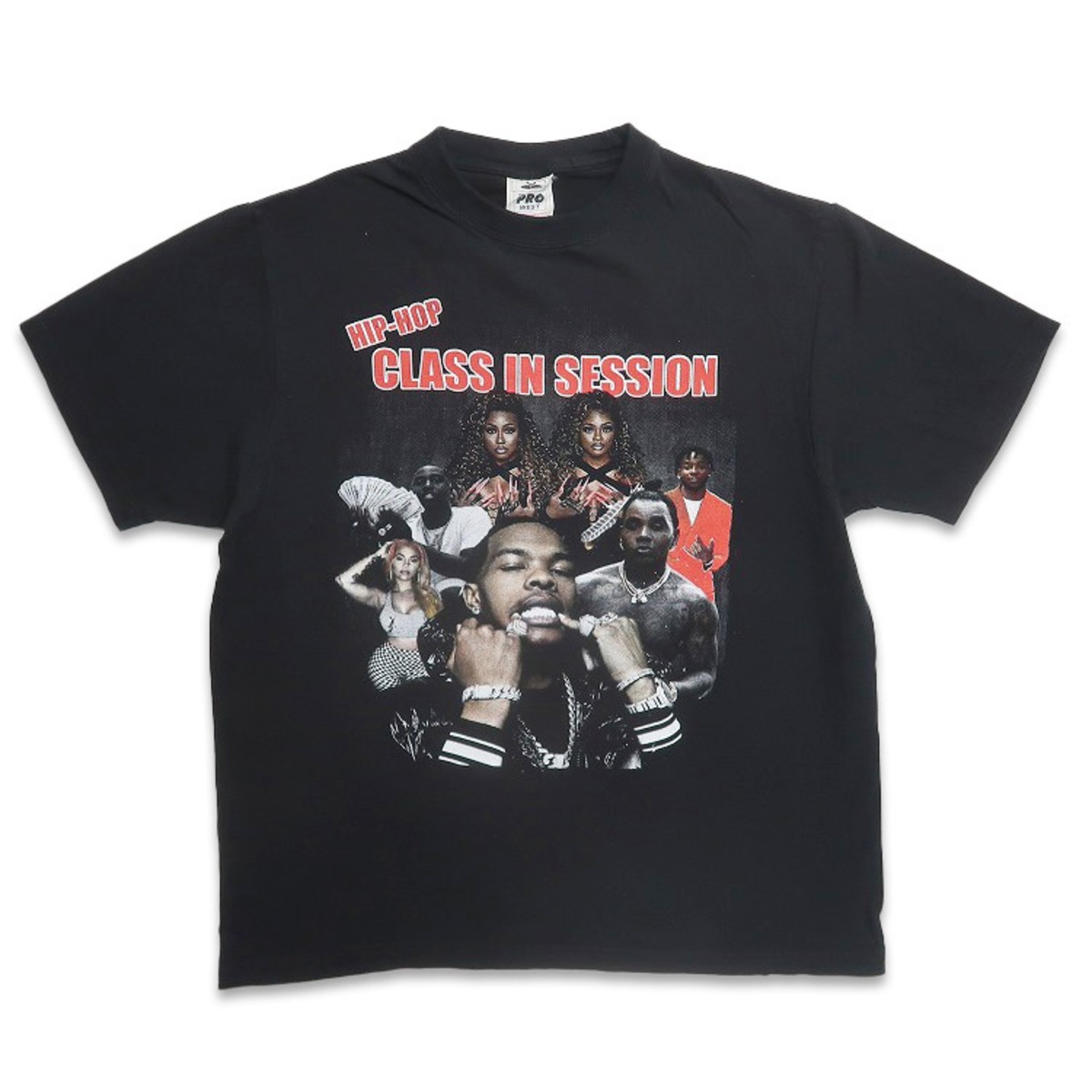 古着 PRO WEST HIP-HOP CLASS IN SESSION プリントTシャツ ラップT 