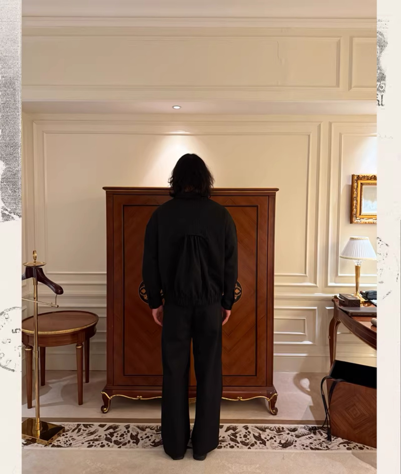 Conchoboe Asymmetric Pleated Sail Jacket