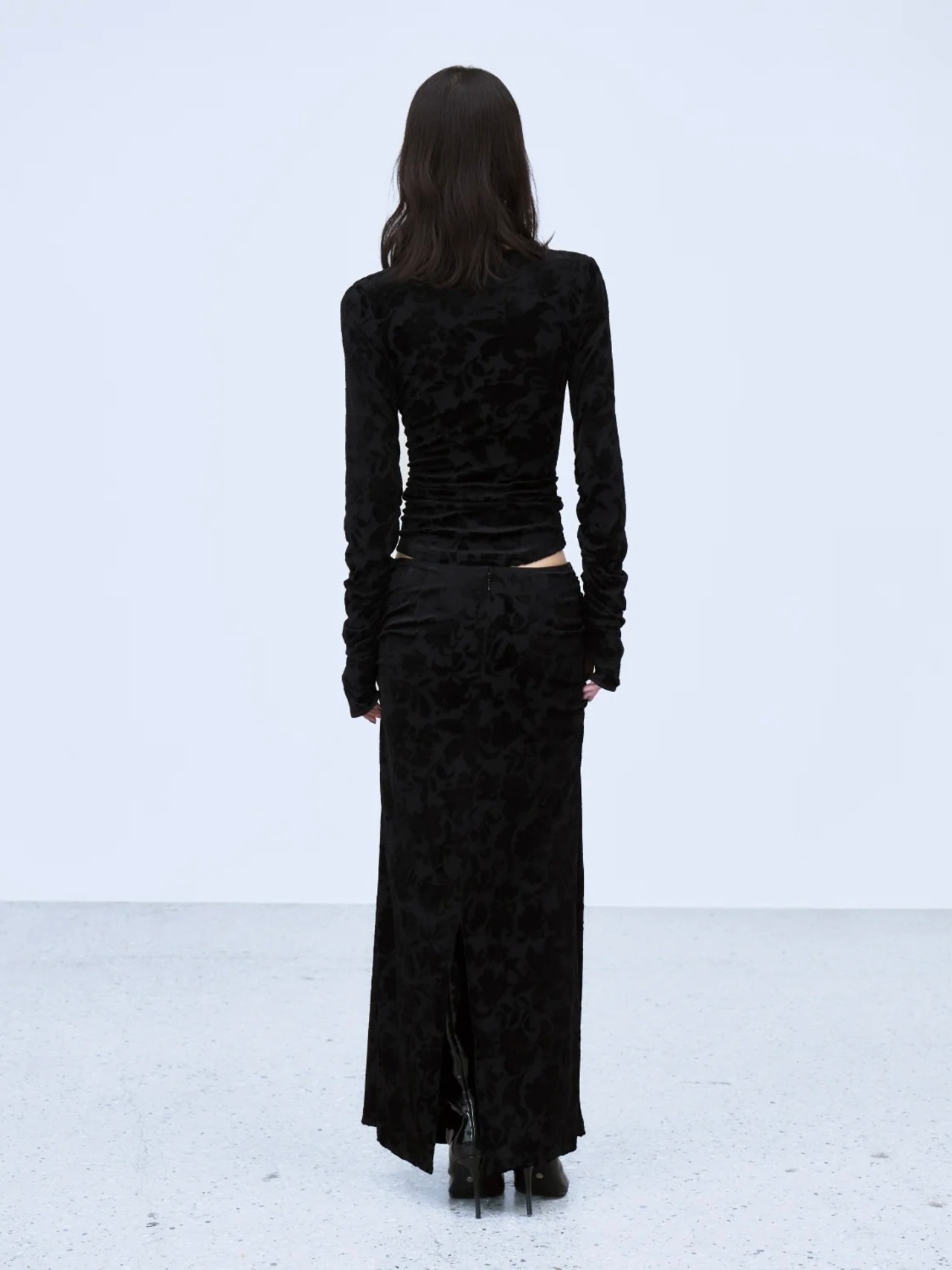 【26AW】THINGS THAT MATTER シングスザットマター / スカート / VELOUR JACQUARD SKIRT  0586TM0646P - 8