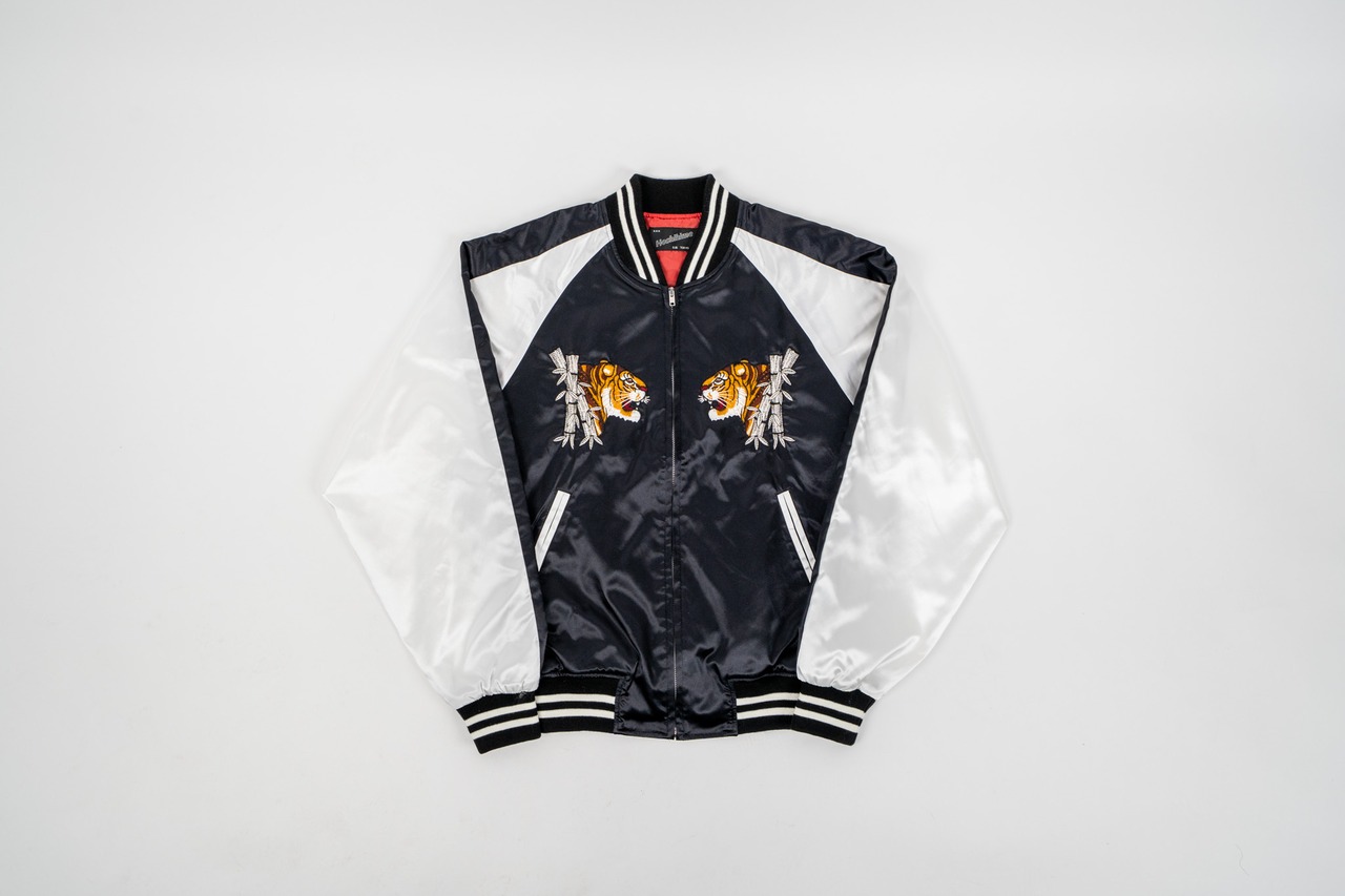 JacksonSquare Tokyo スカジャン竹虎 黒×白 LL