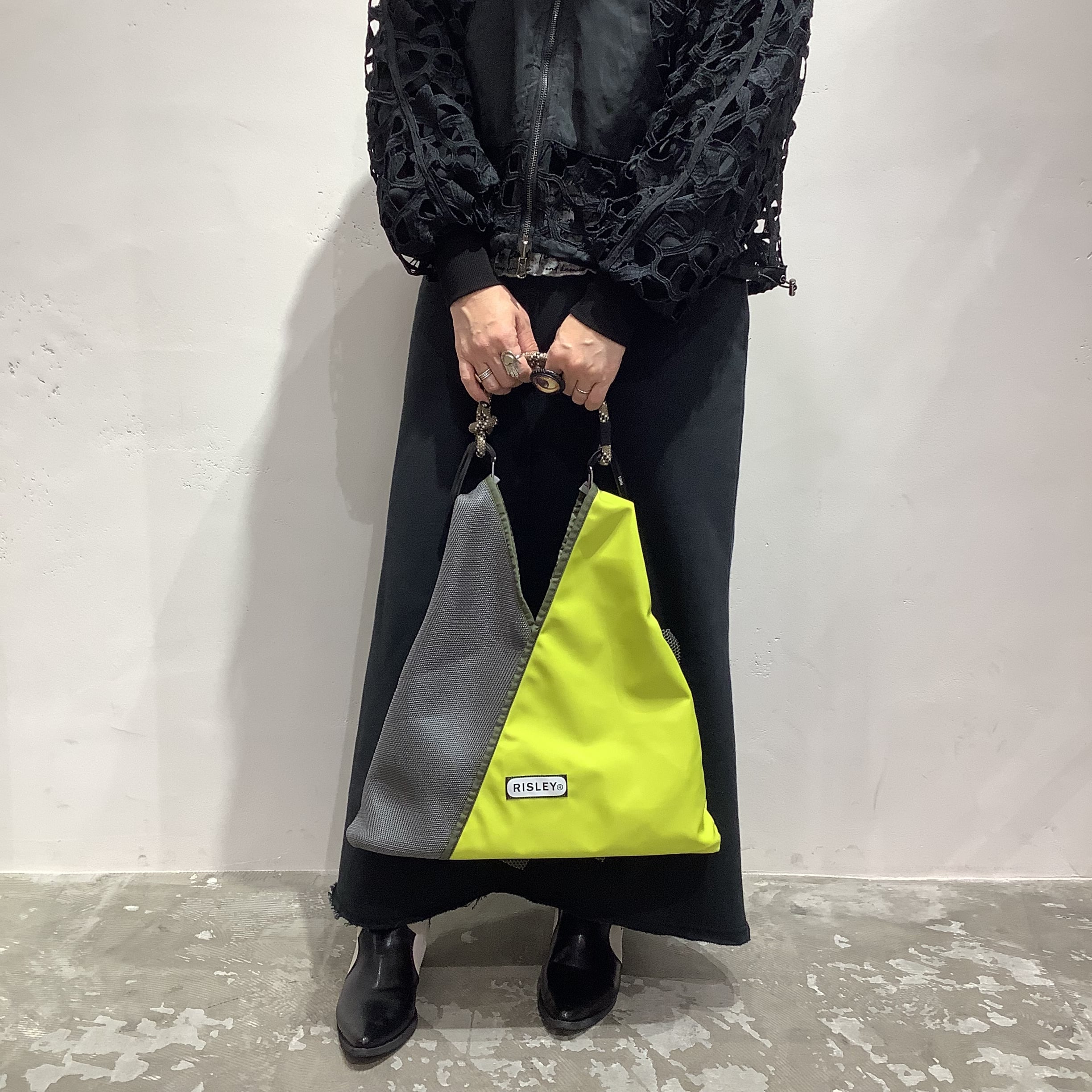 RISLEY×OUTDOOR(リズレイ×アウトドア)】トライアングルフリルメッシュ