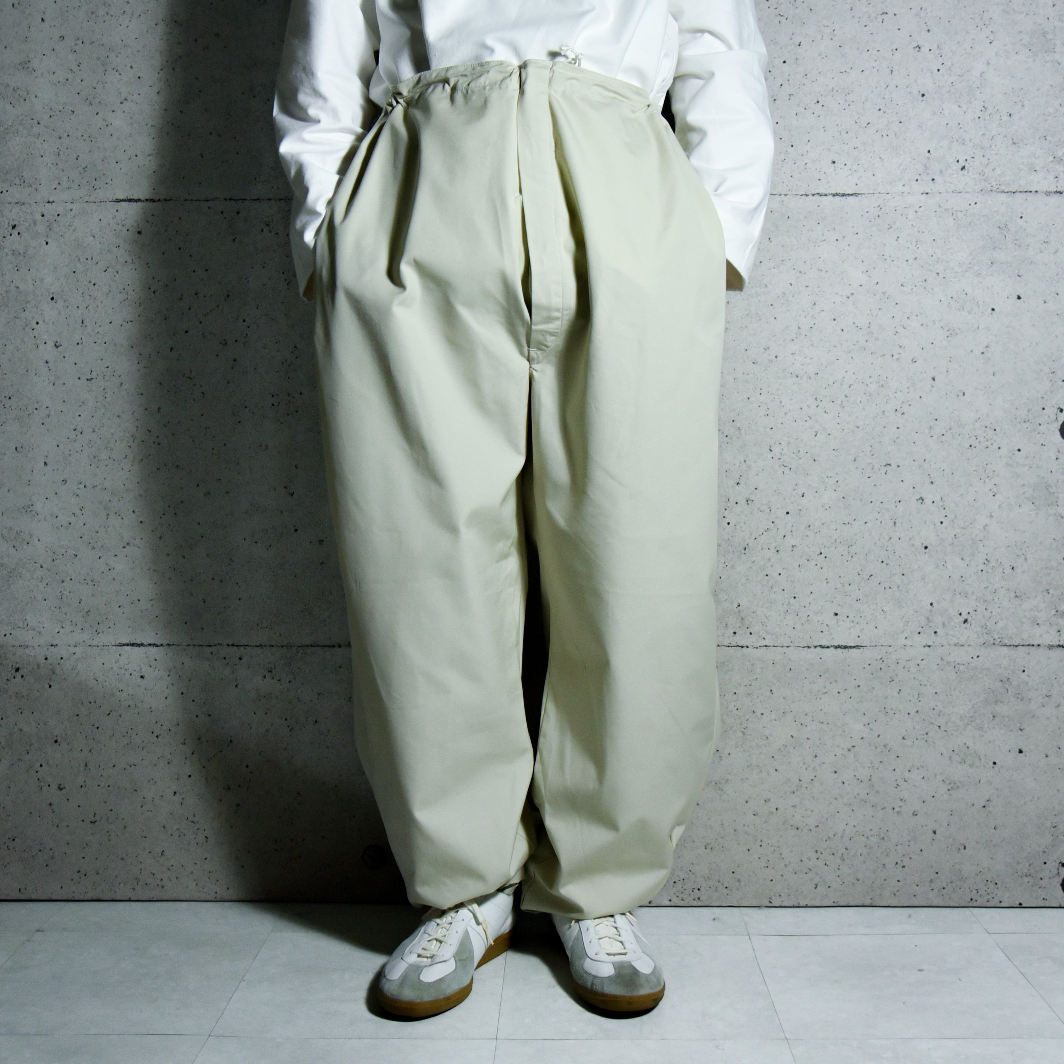 DEAD STOCK】60-70s Swedish Army Snow Camouflage Over Pants 