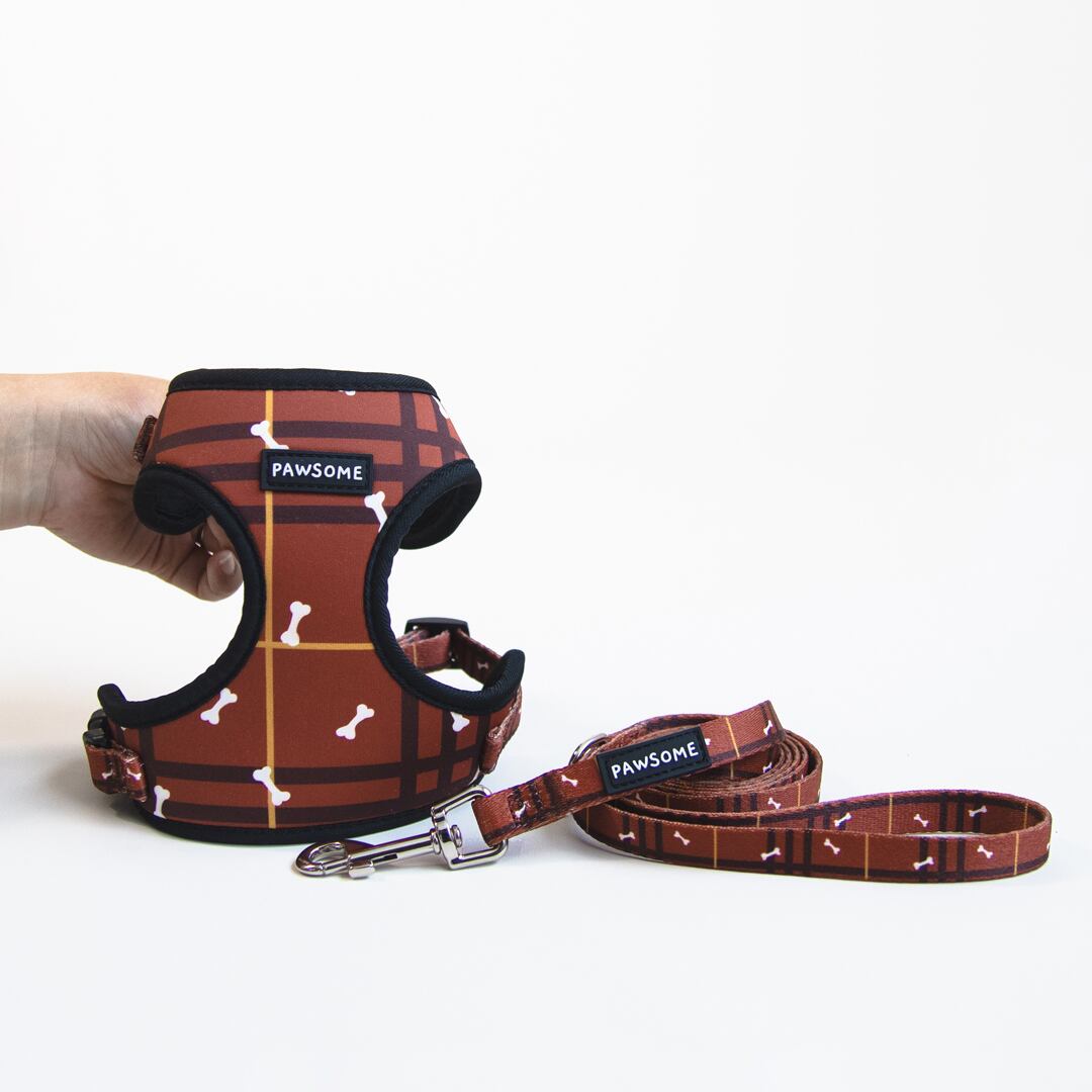 ma　ハーネス&リード&ショルダー DOG GOODS】ロックロゴリード＆ショルダーハーネス