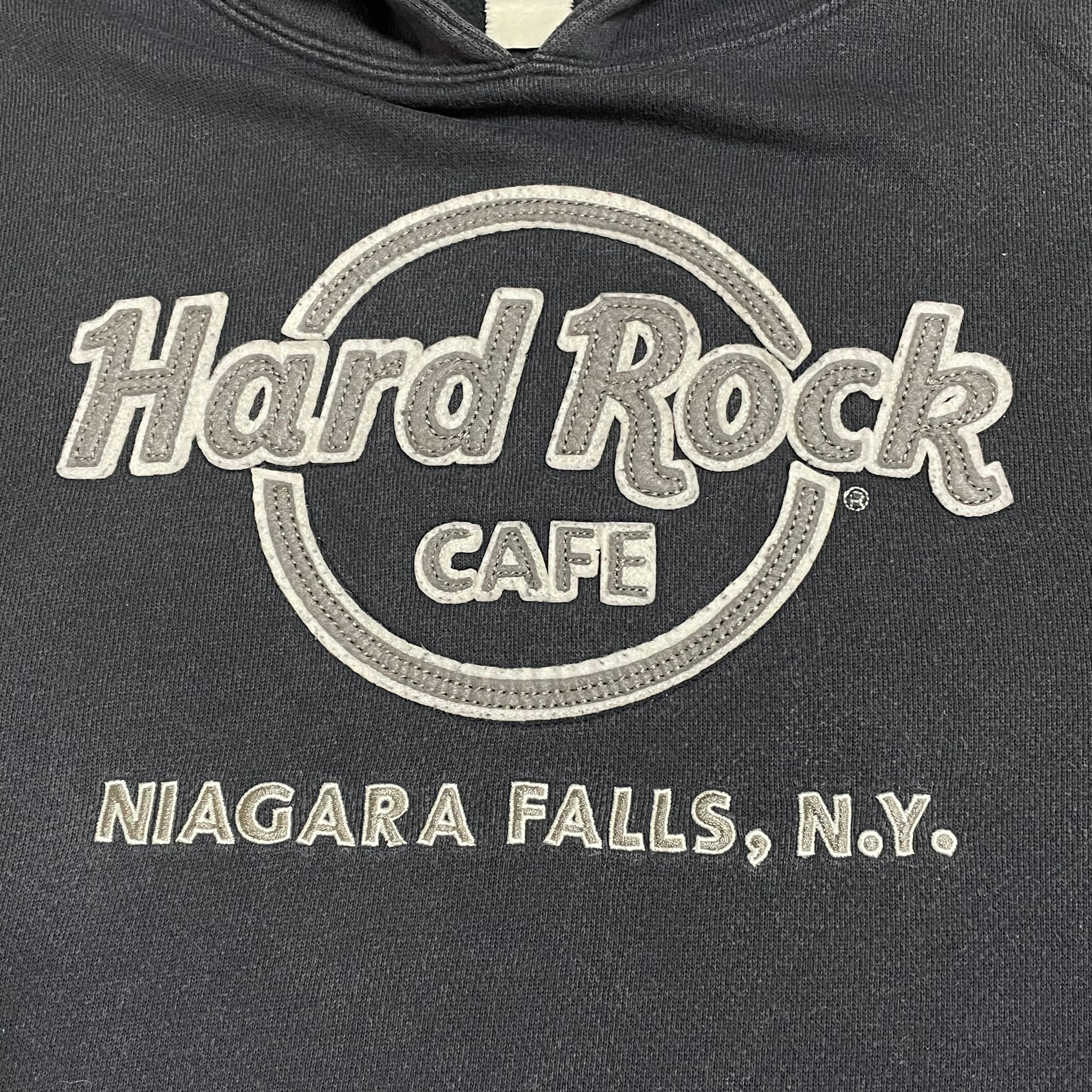 Hard Rock Cafe】刺繍 ロゴ NIAGARA FALLS NY ナイアガラの滝 パーカー