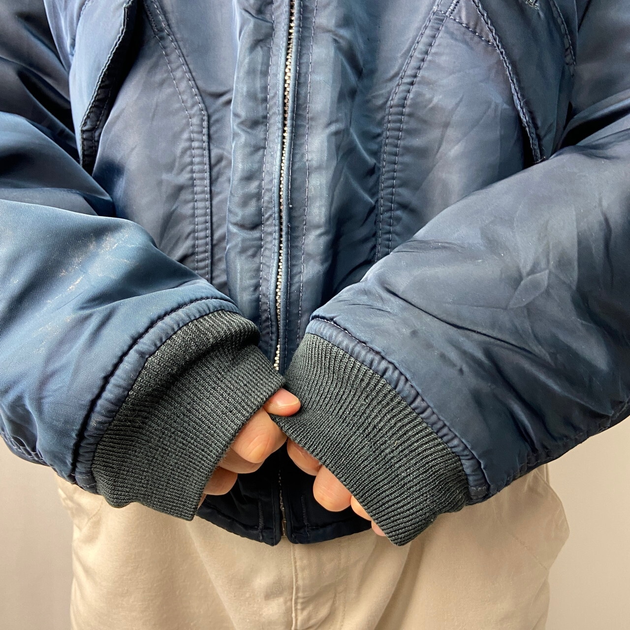 Schott ショット CWU-R ミリタリー フライトジャケット メンズL 古着 