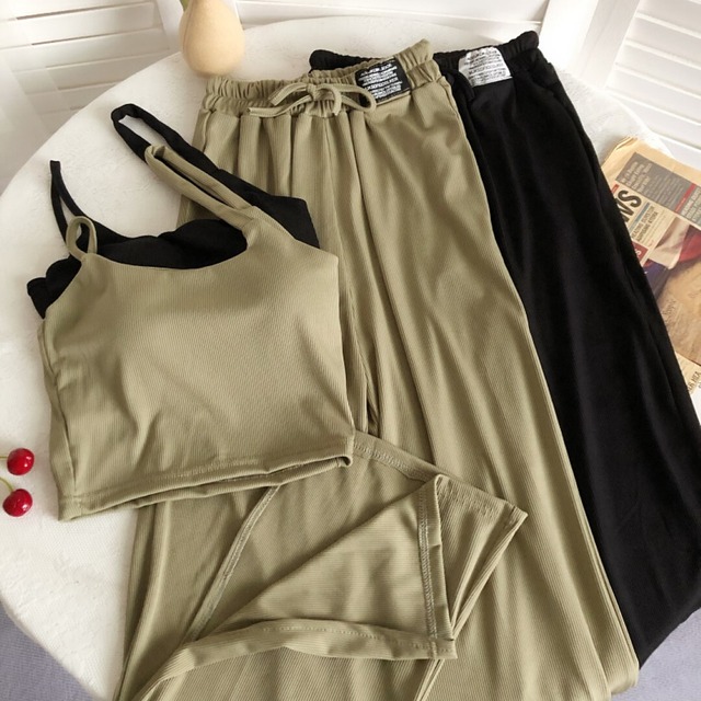 crossover loungewear set 【4colors】2057