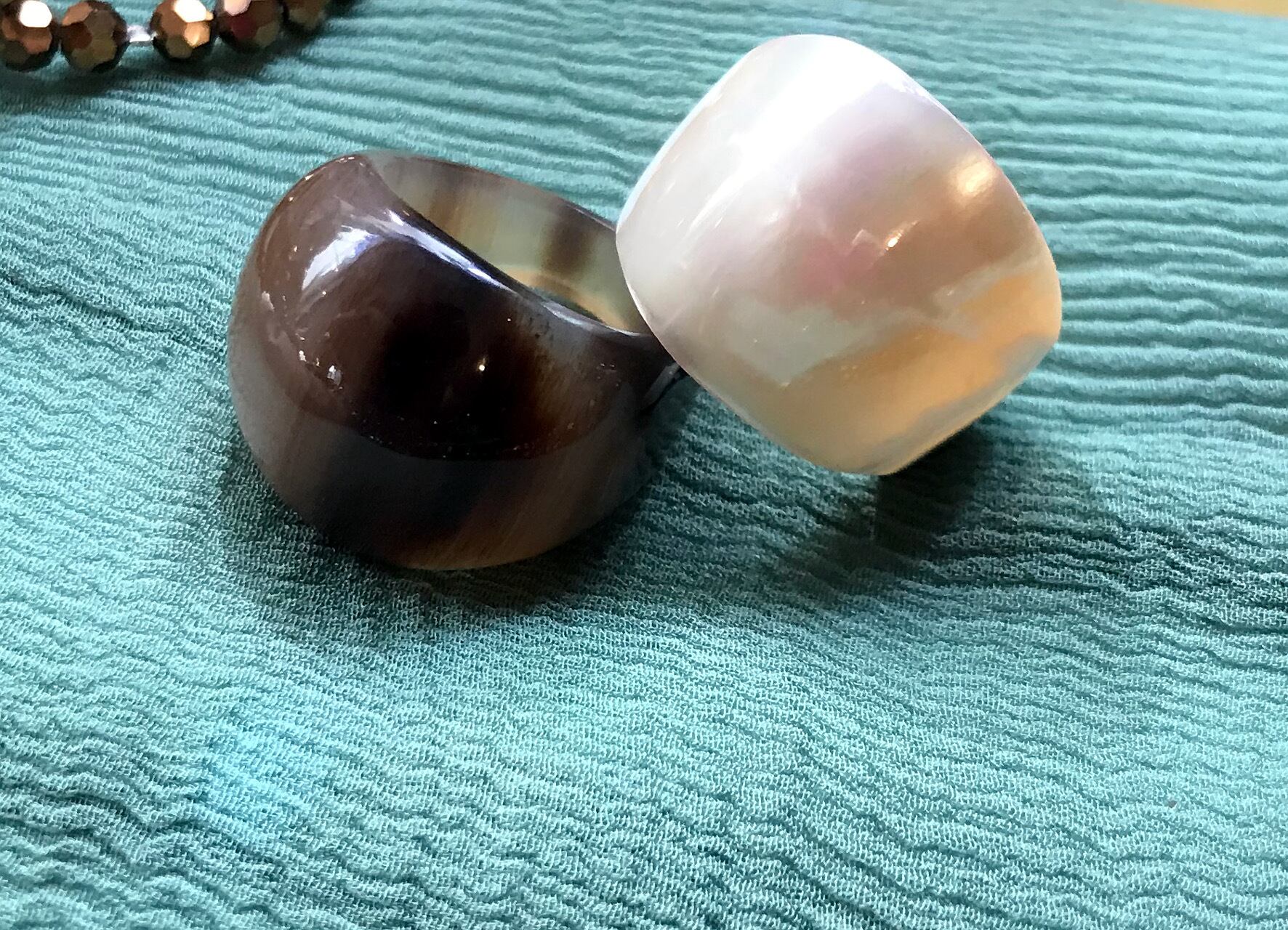 水牛のツノのリング 2個セット 楽天市場】【5%OFFクーポン】 水牛 リング 指輪 レディース