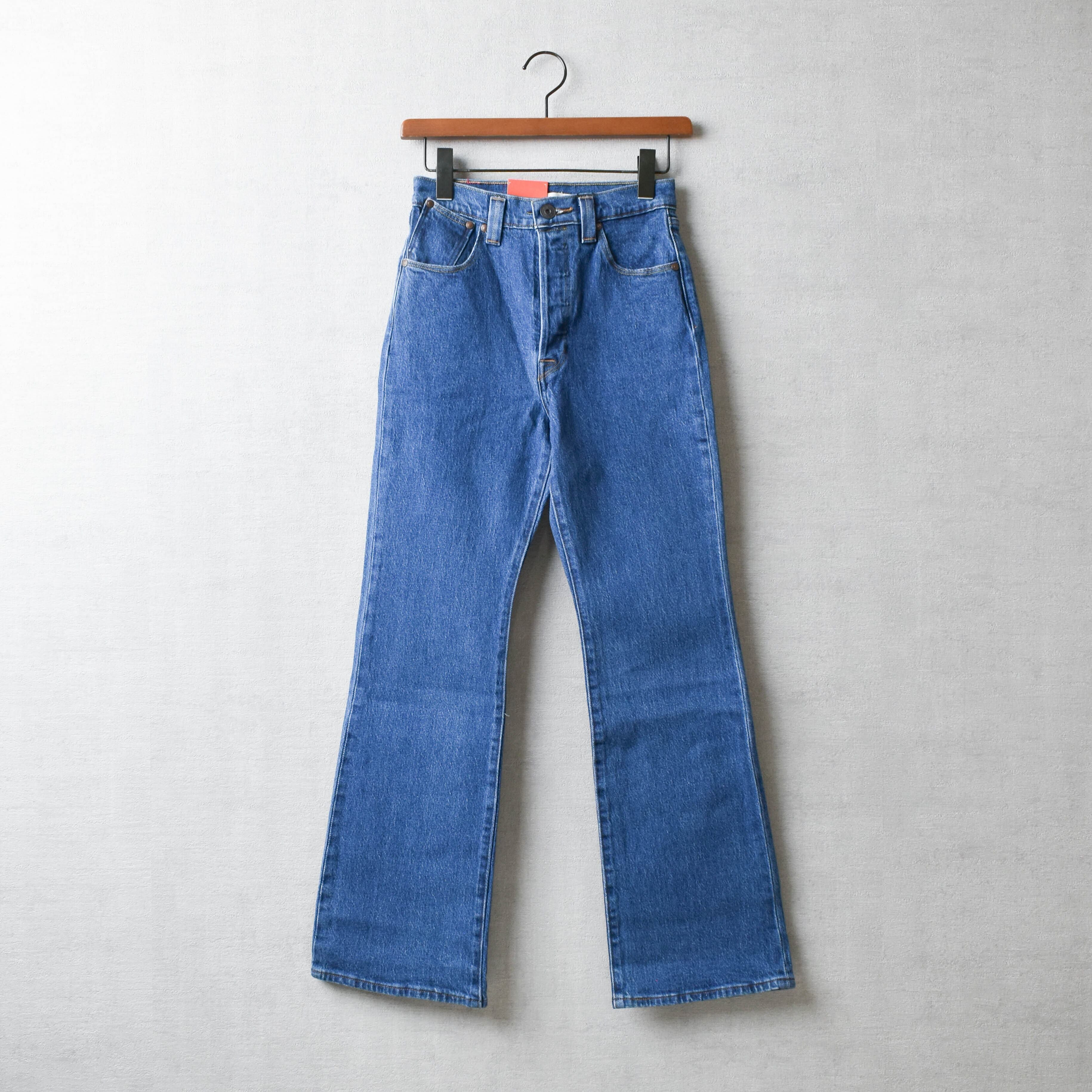 [NEW] LEVI'S RED RIBCAGE BOOT ブルー A2680-0000