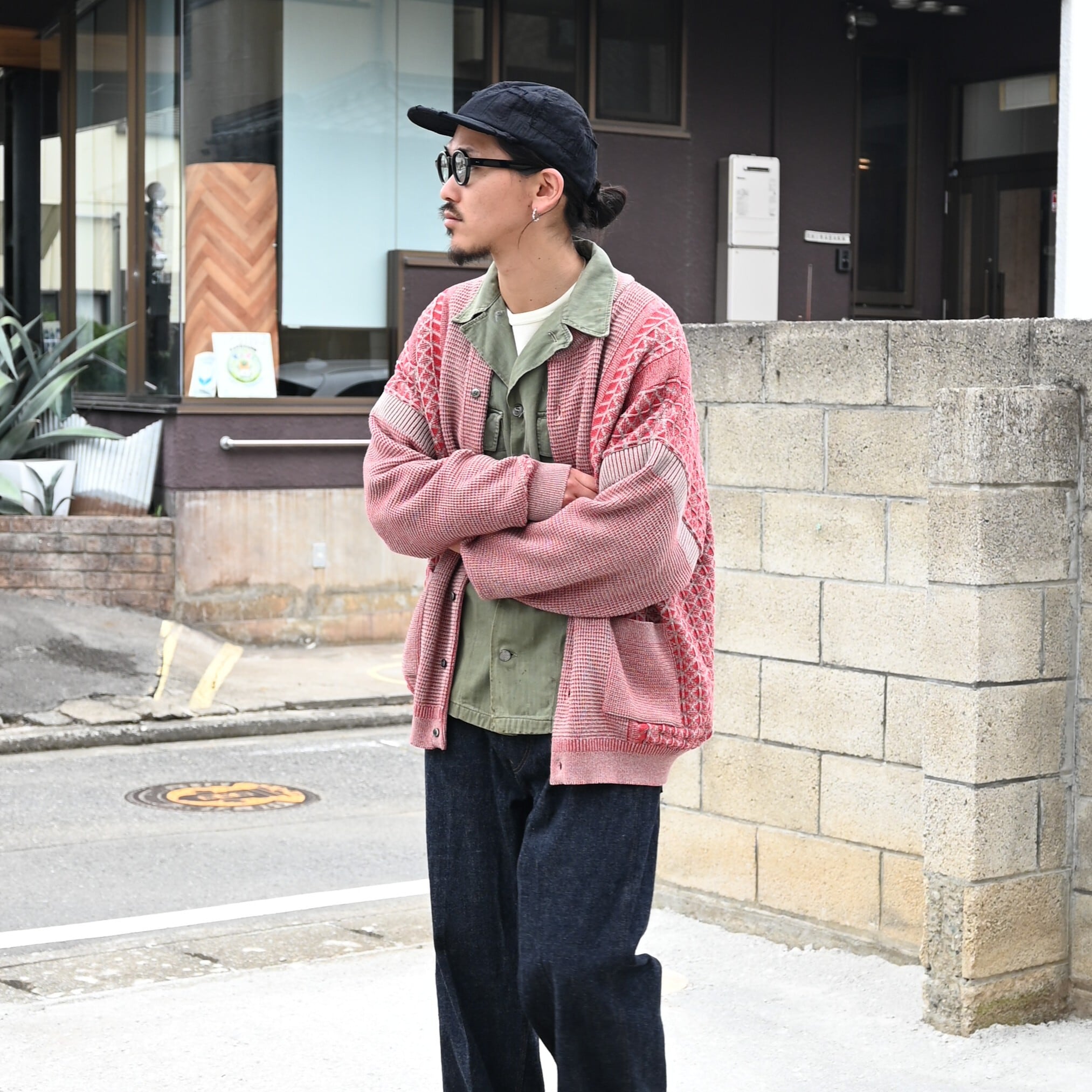 YASHIKI / GANKO別注 Ginka Cardigan(Yuki Momizi) | GANKO