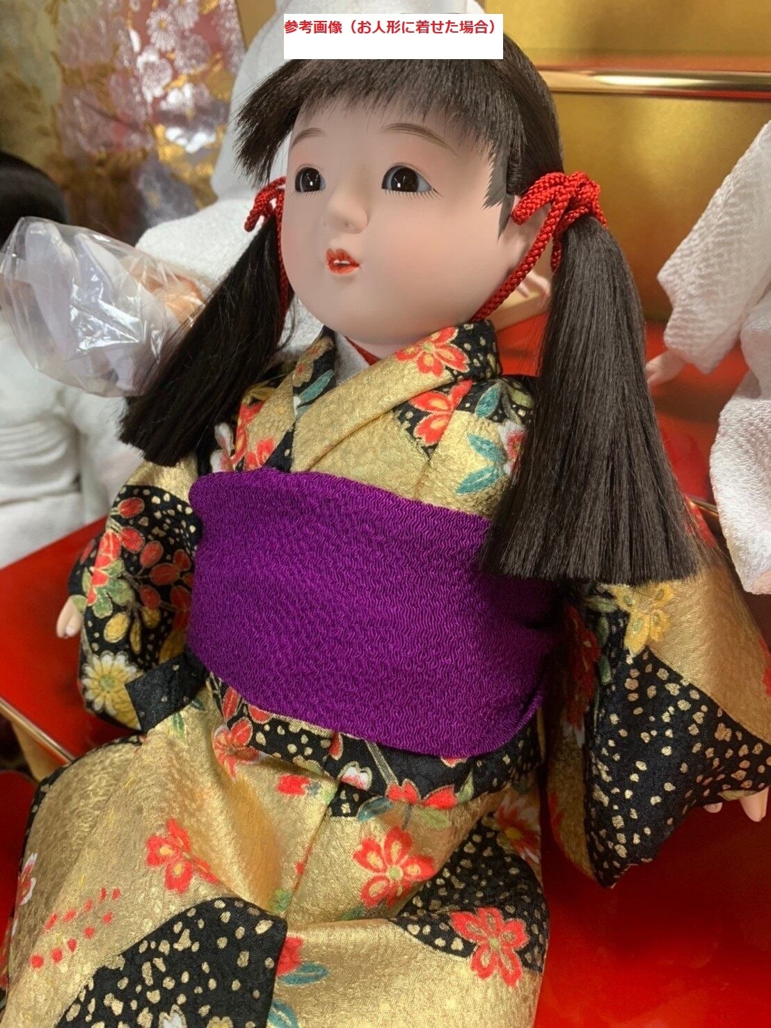 お着物 小 衣桁付き 着せ替え人形 日本人形 106 | 株式会社 山本人形