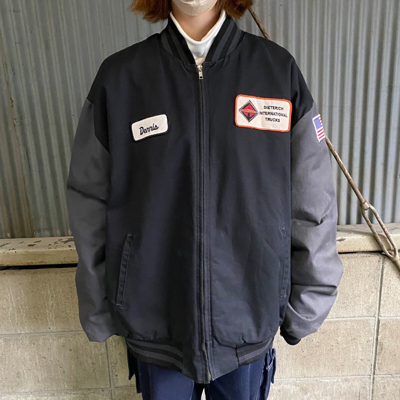 REDKAP レッドキャップ 企業ロゴ ワッペン ワークジャケット メンズXL 