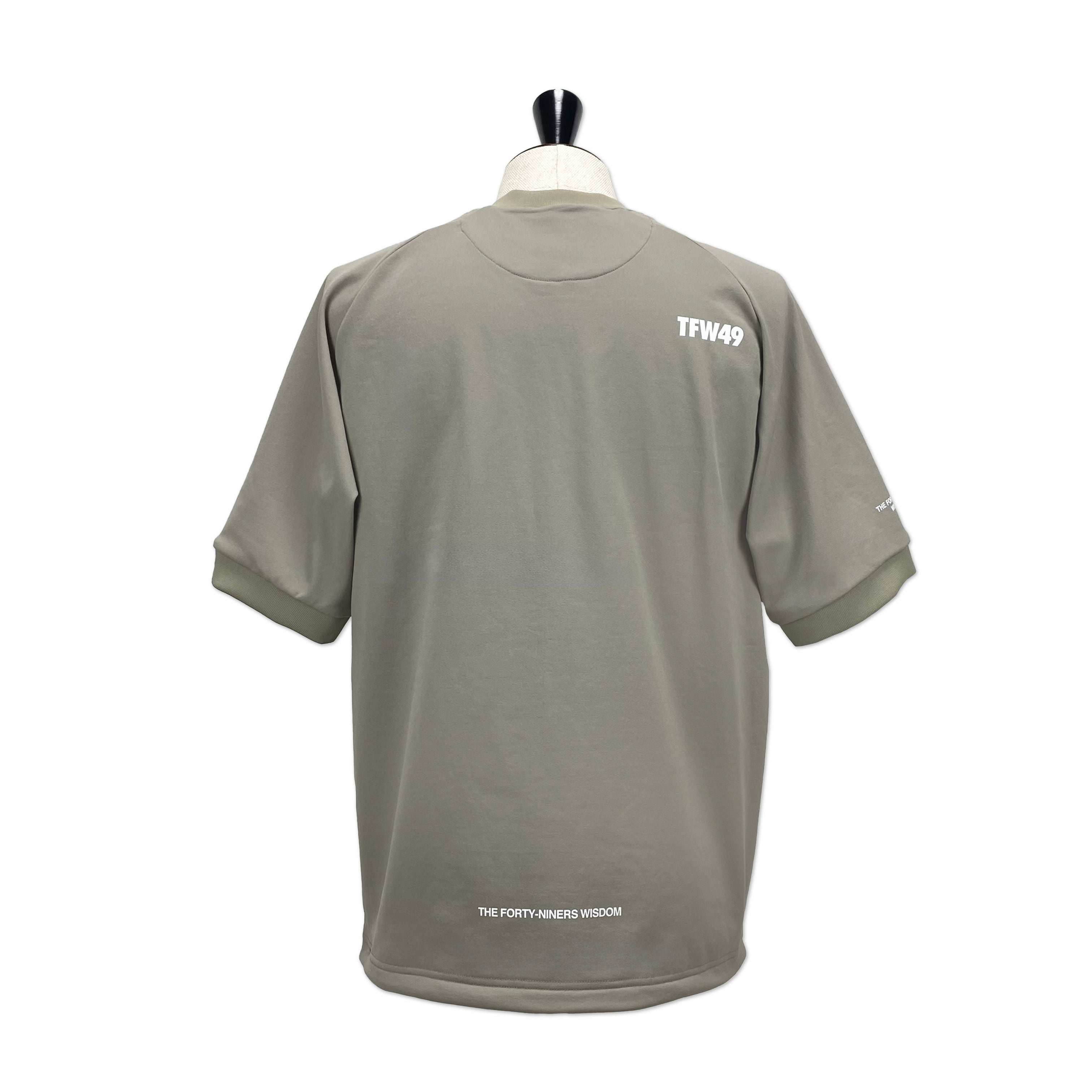 メンズウェア TFW49 HALF ZIP SWEAT S/S CREW ティーエフダブリュー49