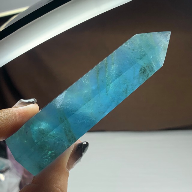 6.ブルー×グリーン グラデーションフローライトポイント