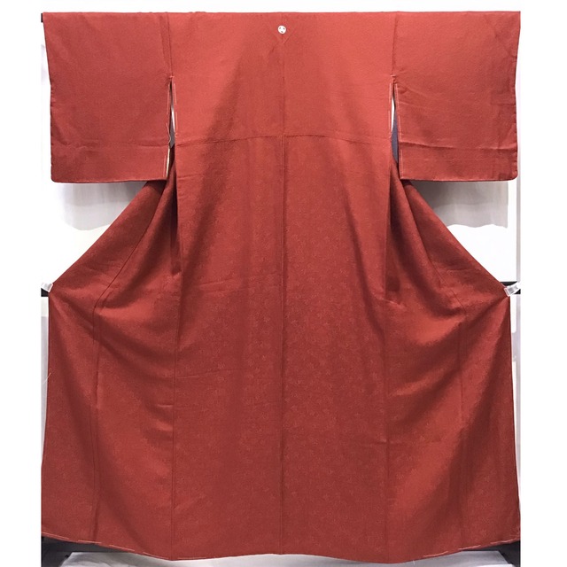 着物・色無地・一つ紋・エンジ系地・No.200701-1984・梱包サイズ80