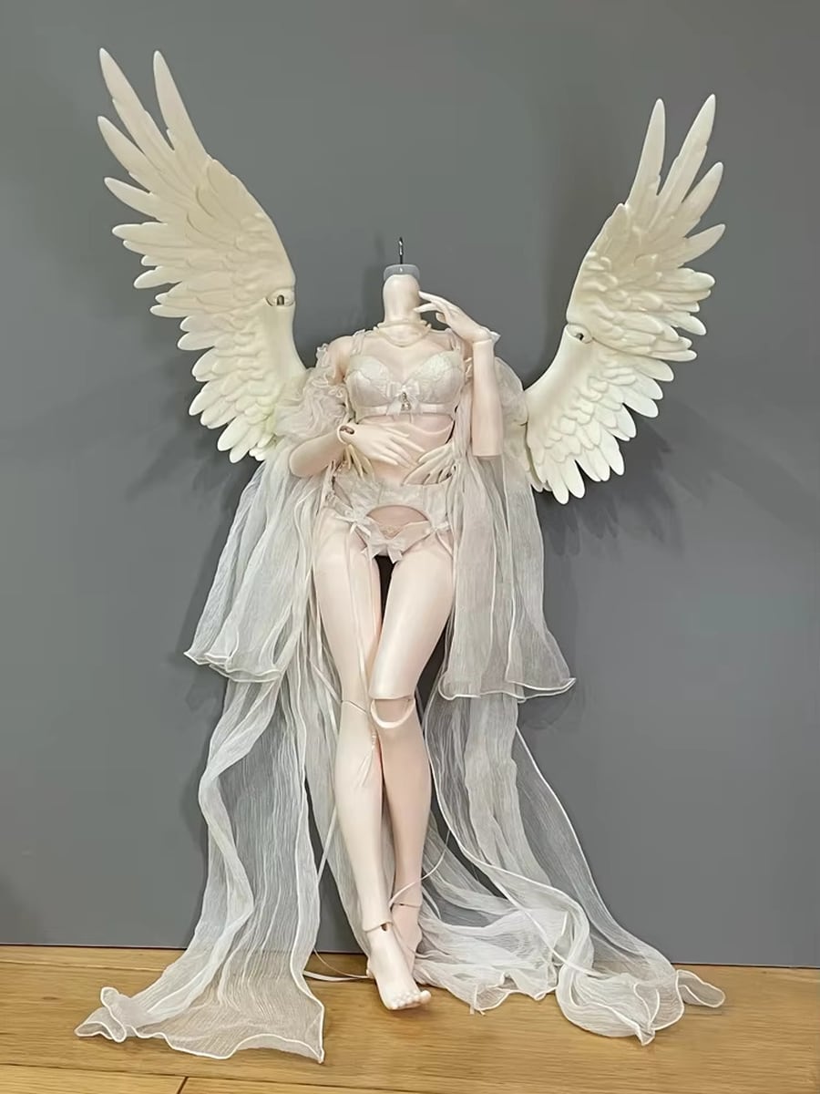 羽 1/6 天使の羽 翼 カスタムドール BJD 球体関節人形 素体