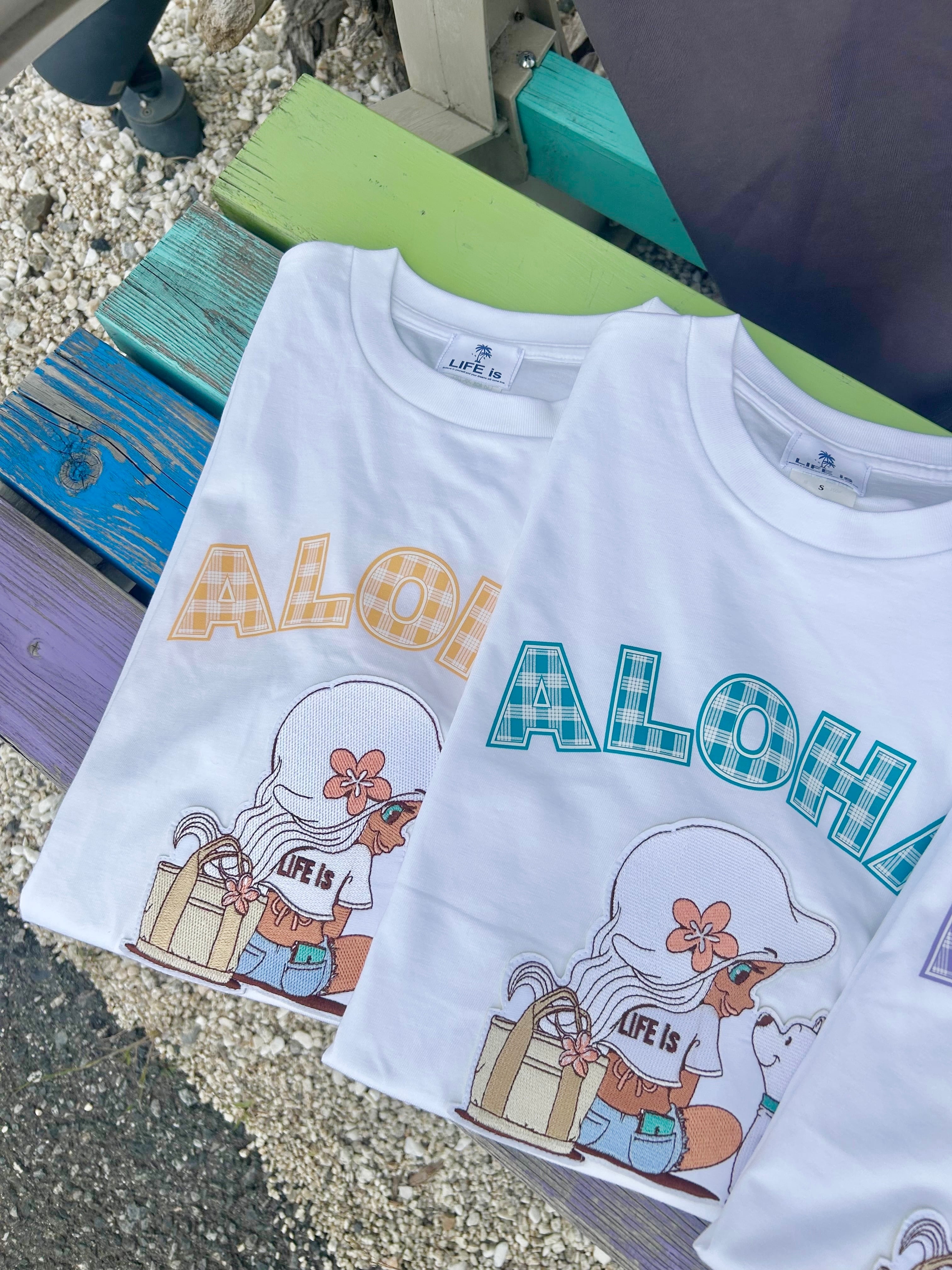 【mapuaコラボ】パラカALOHA ワッペンTシャツ ¥6,990+tax