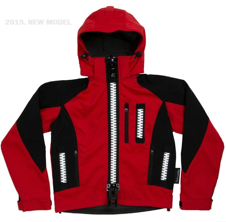 Hypertrophy Fatzipper mountain parka BLACK×RED | Hypertrophy