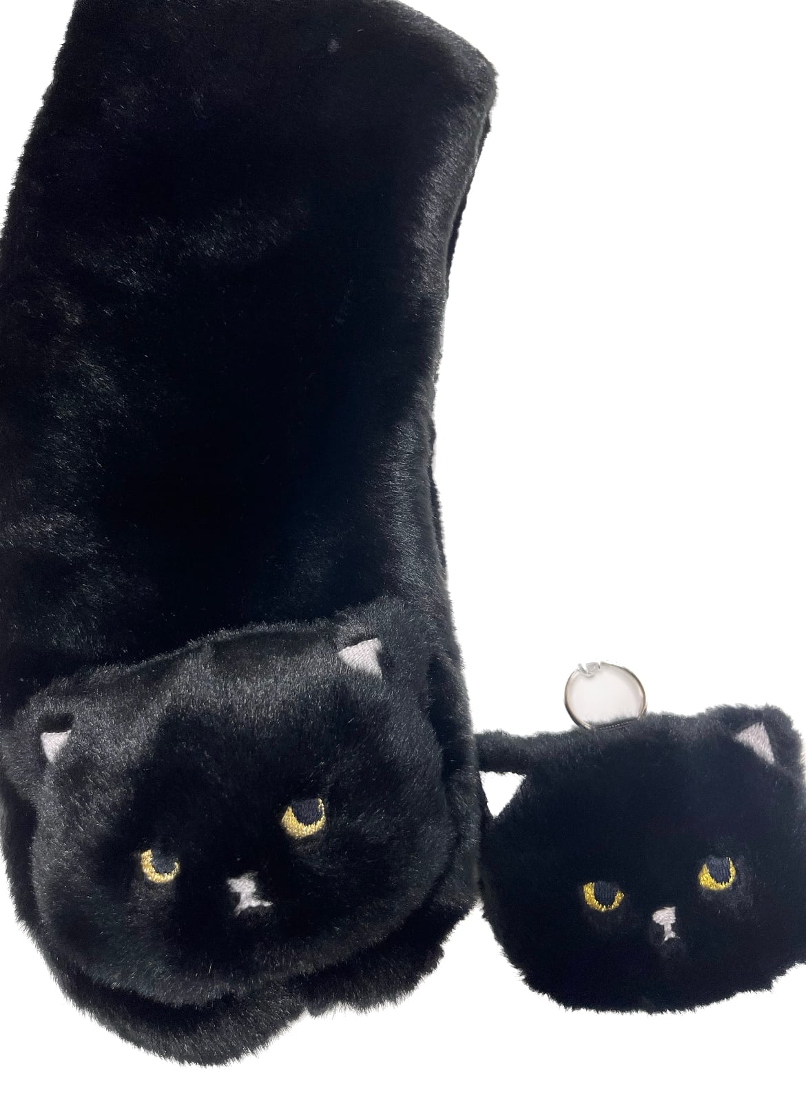 国産エコファー ネコマフラーブラック | KEORA KEORA WEB STORE