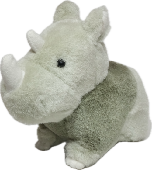 Old Staffed Toy: Rhinoceros
