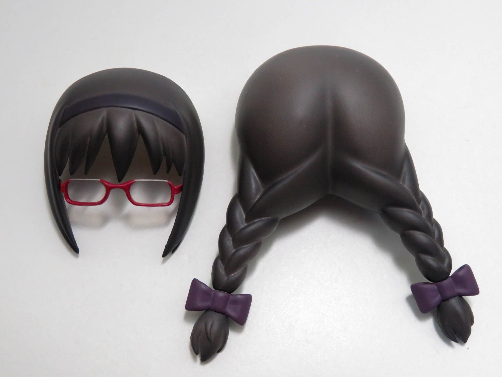 再入荷(A−ランク)【208】 暁美ほむら 制服Ver. 髪パーツ おさげ ねんどろいど